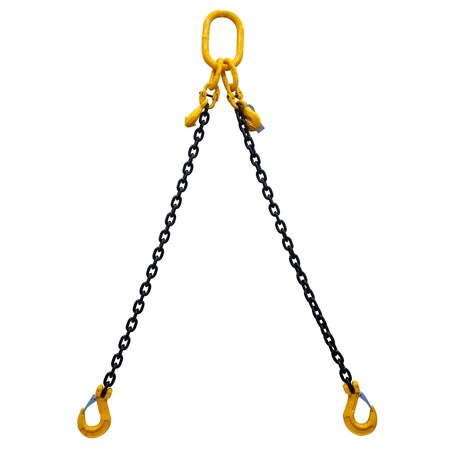 Starke Chain Sling, 5/16in, G80, Sling Hook, with Chain Adjuster, 3 ft SCSG80516-2LSA-3